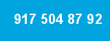 917 504 87 92